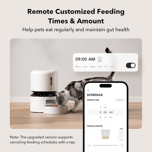 PETLIBRO Automatic PET Feeder, 5G WiFi Automatic Pet Feeder with Freshness Preservation