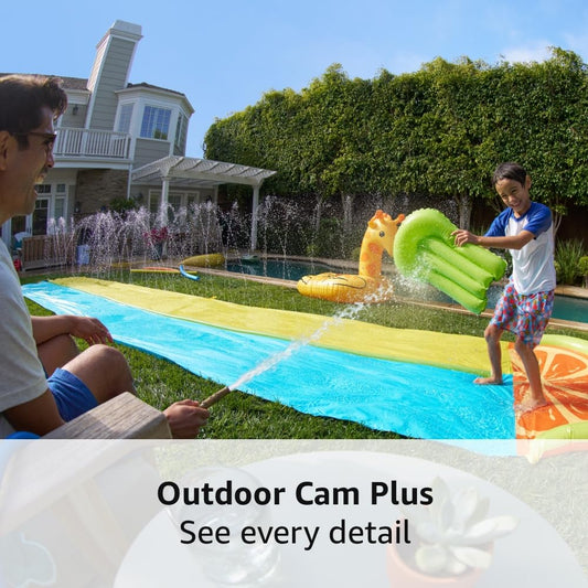 Ring Security Bundle Outdoor Cam Plus & Indoor Cam (2nd Gen) White