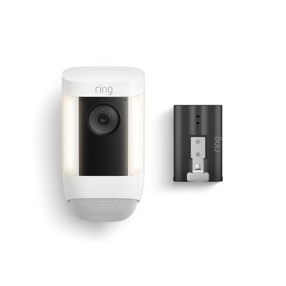 Ring Spotlight Cam Pro Battery with Extra Quick Release Battery