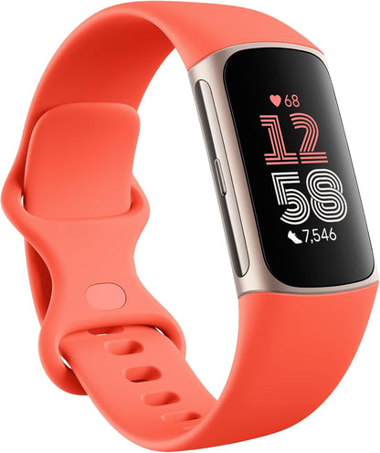Fitbit Charge 6 Fitness Tracker with Google apps