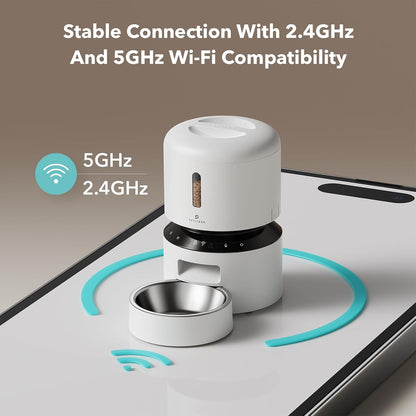 PETLIBRO Automatic PET Feeder, 5G WiFi Automatic Pet Feeder with Freshness Preservation