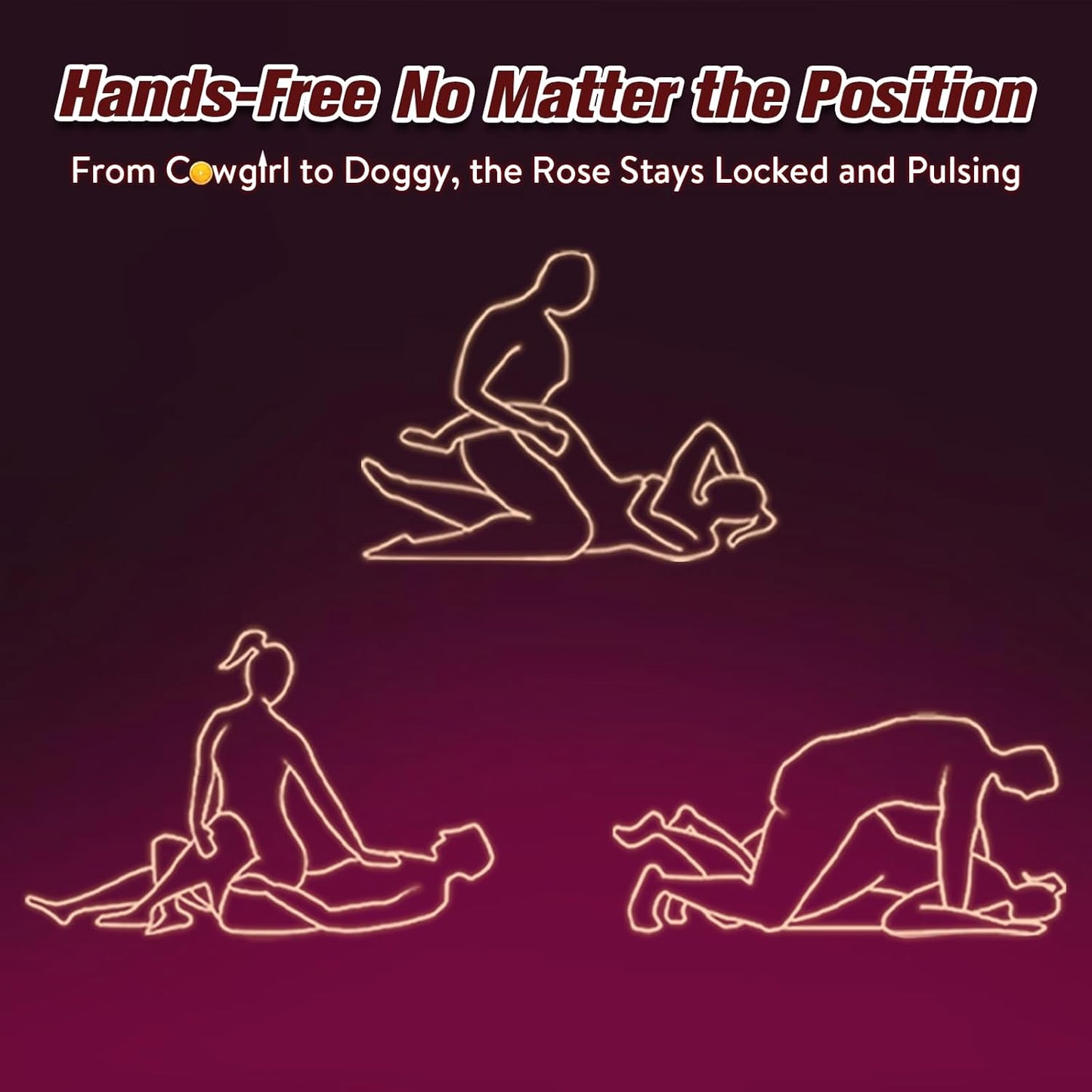 Couples Rose App Remote Control Wearable Vibrator