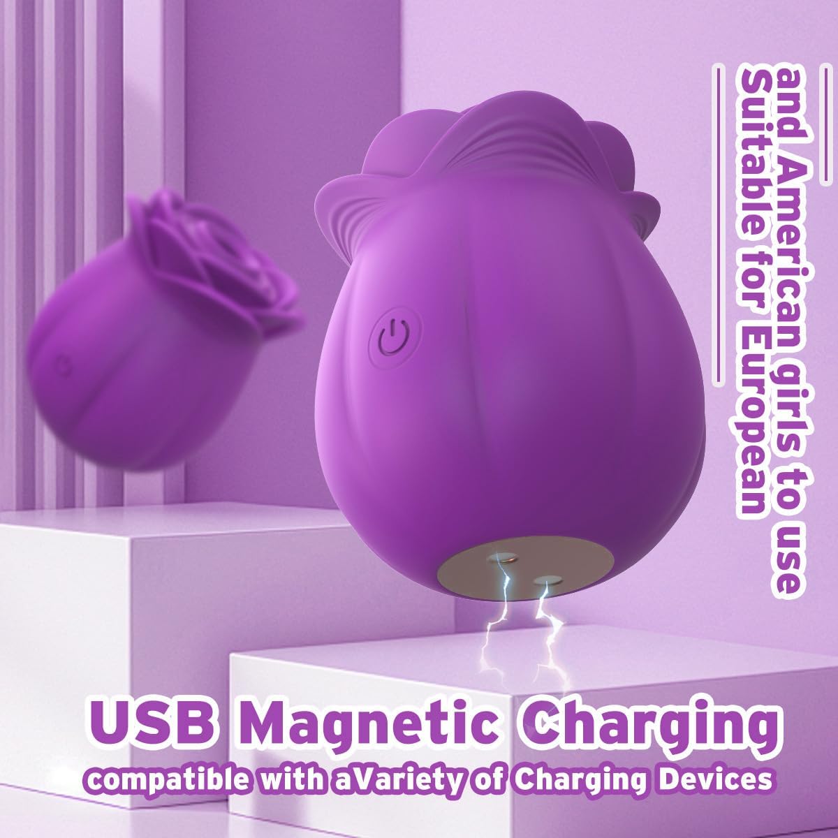 Roses Toy Clitioral Sucker Powerful Womens Viboator