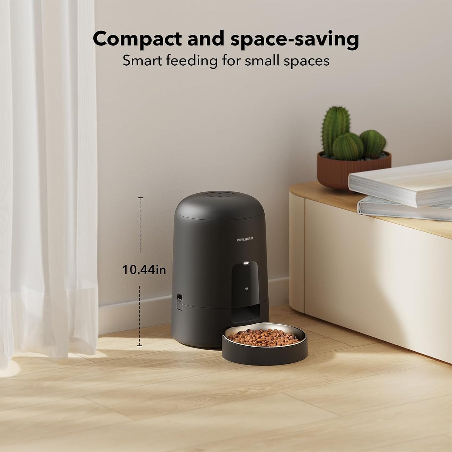 PETLIBRO Automatic 2L PET Feeder, Wi-Fi Rechargeable