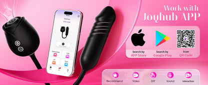 MOOLIGIRL Vibrator Dildo (BLACK)