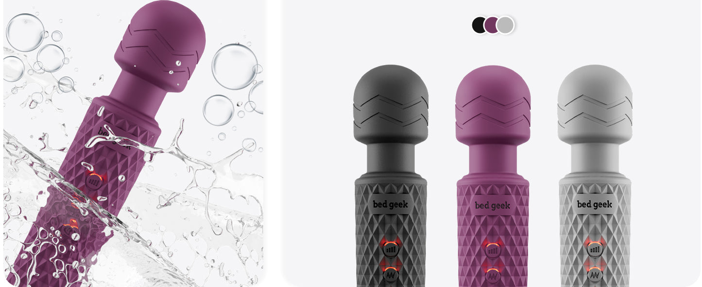 Bed Geek Handheld Cordless Personal Wand Massager