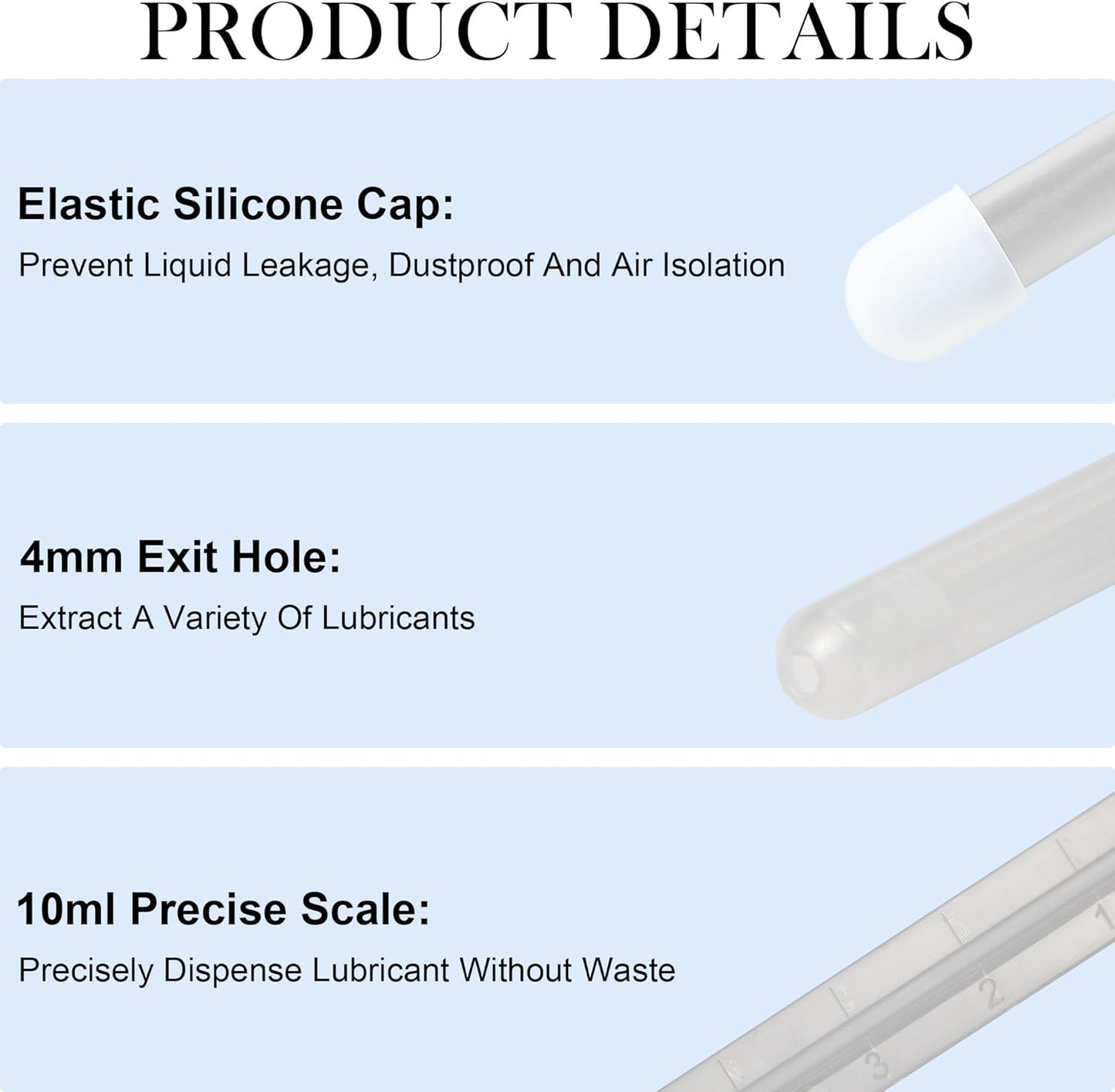 NEWJINDA Lube Applicator Syringe