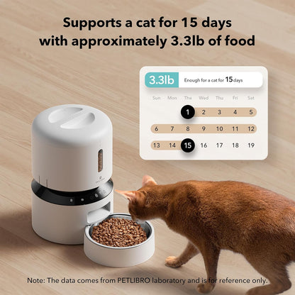 PETLIBRO Automatic PET Feeder, 5G WiFi Automatic Pet Feeder with Freshness Preservation
