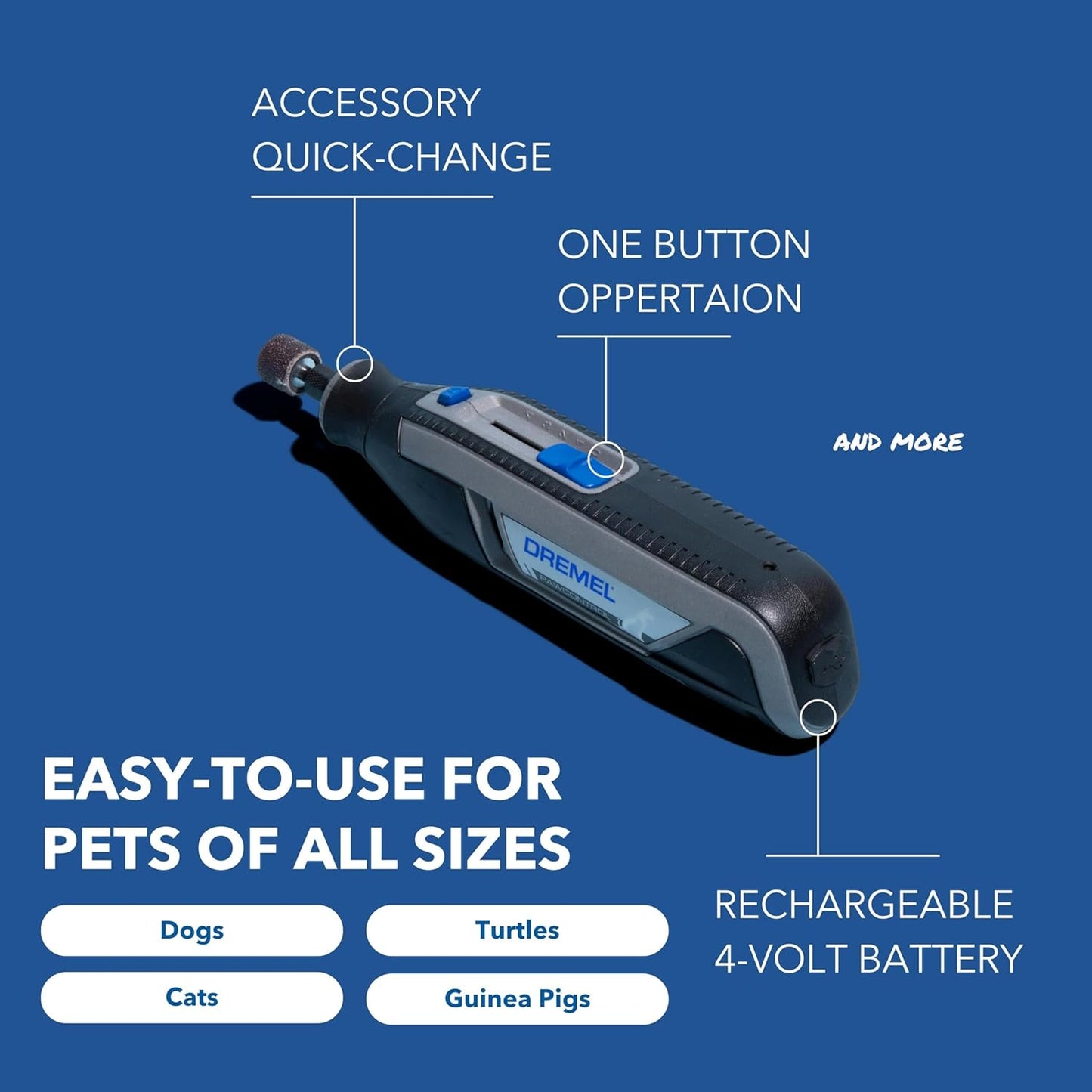 Dremel PawControl 7760-PGK Dog Nail Grinder and Trimmer