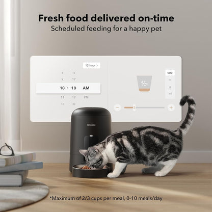 PETLIBRO Automatic 2L PET Feeder, Wi-Fi Rechargeable