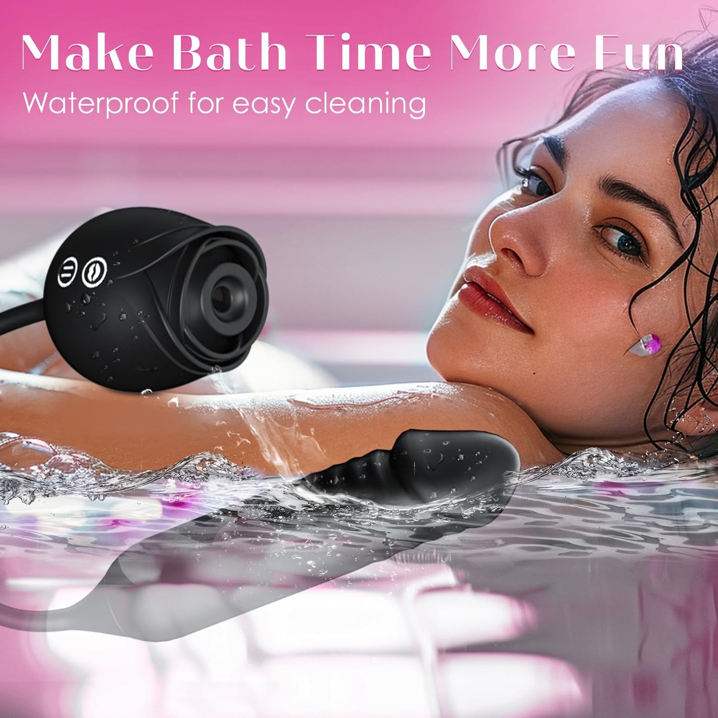 MOOLIGIRL Vibrator Dildo (BLACK)