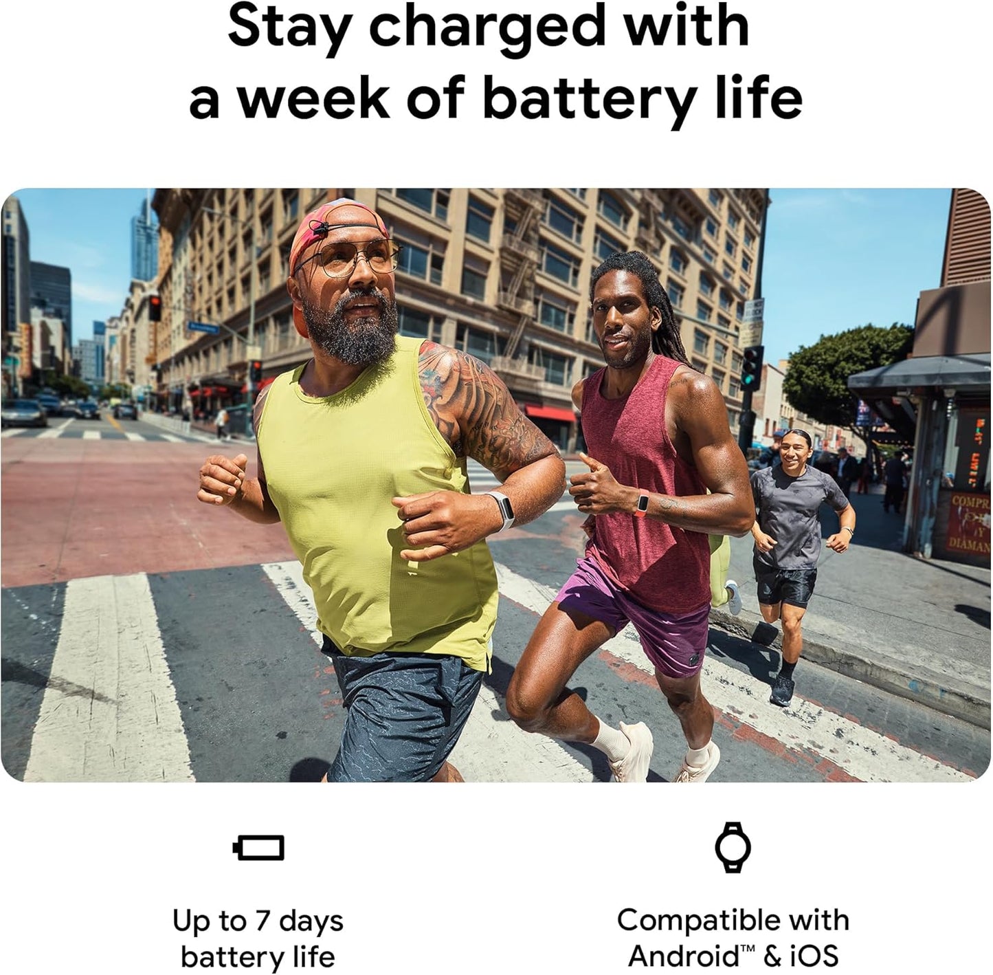 Fitbit Charge 6 Fitness Tracker with Google apps