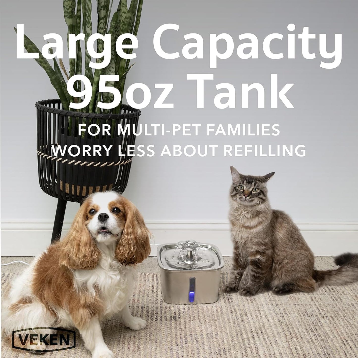 Automatic Pet Fountain Dog Water Dispenser