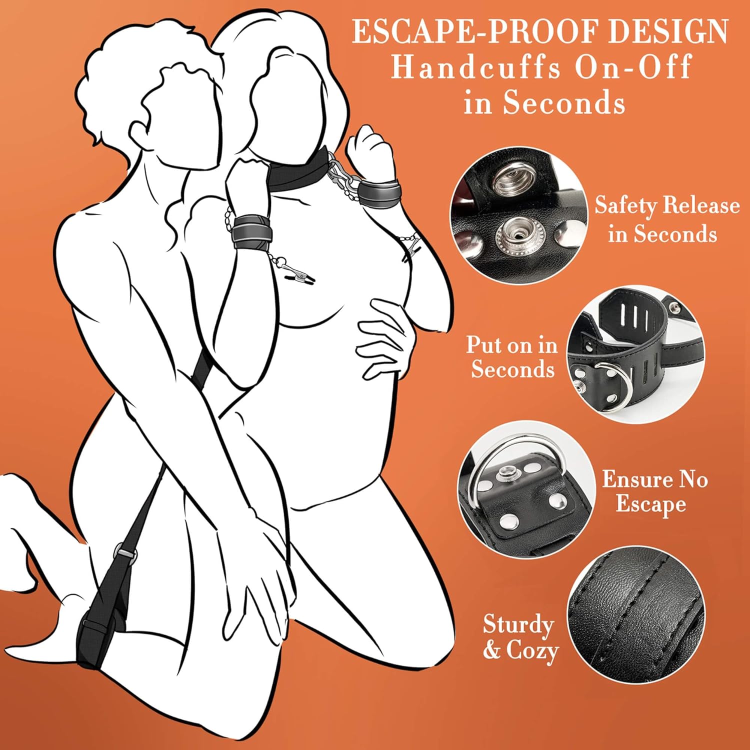 JCPJYFF Sex Bondage BDSM Kit