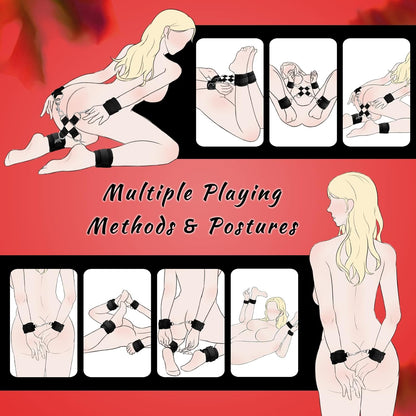 KEIVOEY BDSM Bondage Restraints Kit