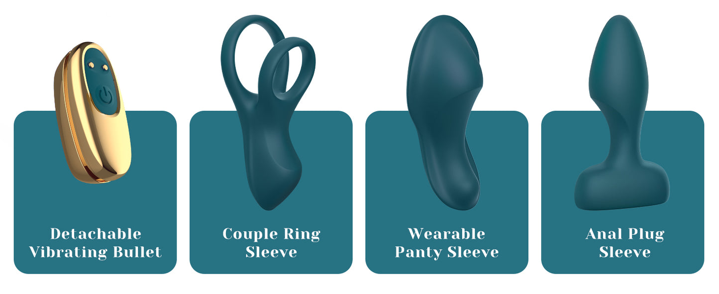 Tracy Dog Vibrator Kit for Couples