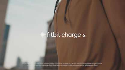 Fitbit Charge 6 Fitness Tracker with Google apps